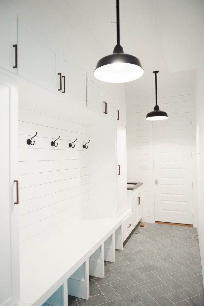 Stylish and Functional Mudroom Ideas featured on Four Generations One Roof