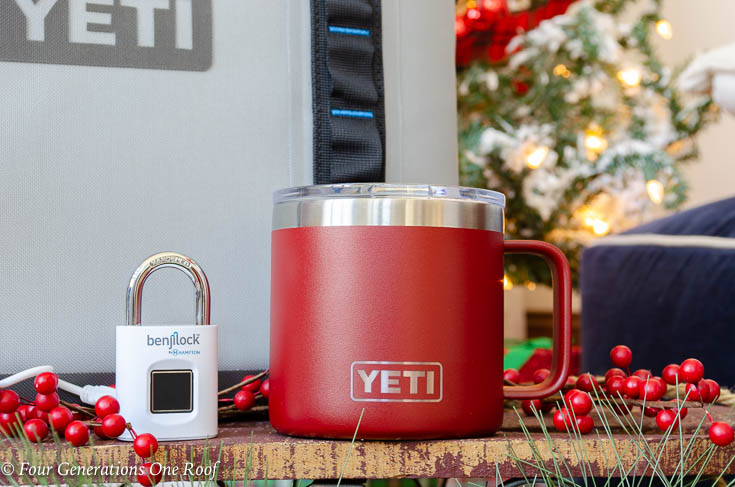 Cool Useful gift Ideas for everyone Yeti Hopper Flip Cooler Red Rambler Mug Biometric Lock 